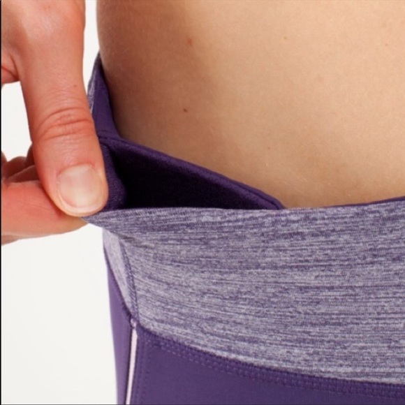 Lululemon Run: Excel Crop Concord Grape 4 - Picture 4 of 9